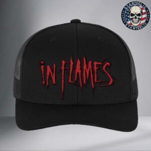 In Flames European Tour 2025 Red Logo Classic Cap Hat Snapback