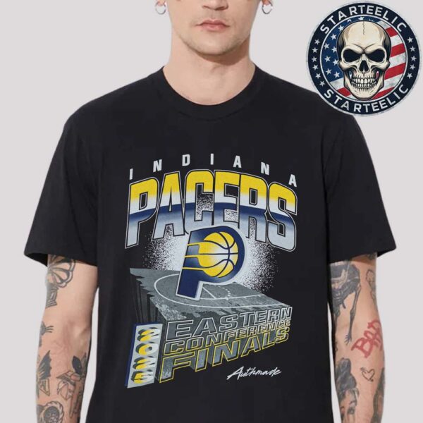 Indiana Pacers 2025 Eastern Conference NBA Finals 2025 Concrete Unisex T-Shirt