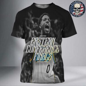 Indiana Pacers Eastern Conference Finals Back To Back Appearances 2025 NBA All Over Print Shirt