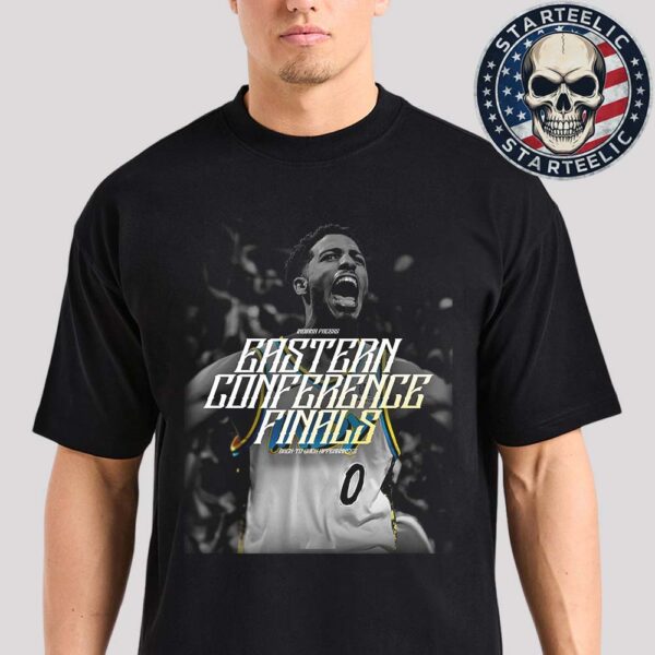Indiana Pacers Eastern Conference Finals Back To Back Appearances 2025 NBA Unisex T-Shirt