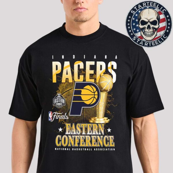 Indiana Pacers New Era 2025 Eastern Conference NBA Finals 2025 Unisex T-Shirt