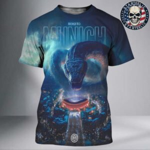 Inter Milan Vs Paris Saint Germain FC Road To Munich UEFA Champions League 2025 All Over Print Shirt