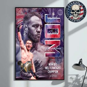 Jack Della Maddalena Is The New UFC Welterweight Champion 2025 UFC 315 Home Decor Poster Canvas