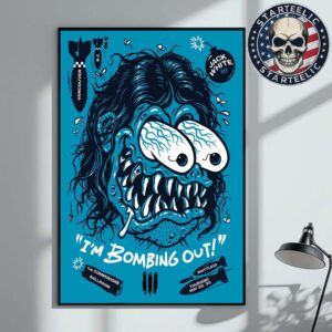 Jack White Im Bombing Out At Commodore Ballroom In Vancouver Canada On May 22th 2025 Home Decor Poster Canvas