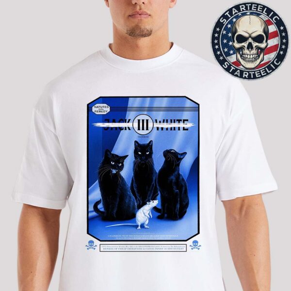 Jack White Tonight Poster At The Hollywood Palladium In Los Angeles California On May 12th 2025 Unisex T-Shirt