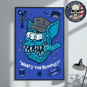 Jack White Tonight Poster Second Show At The Commodore Ballroom In Vancouver BC On May 23th 2025 Home Decor Poster Canvas