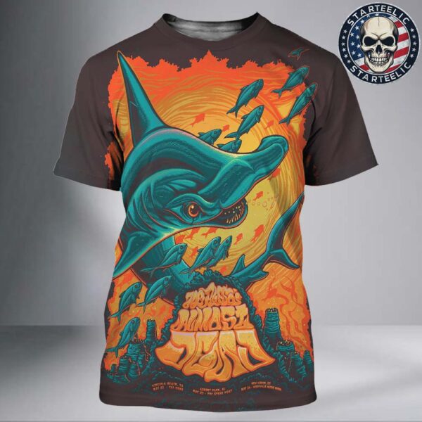 Joe Russo’s Almost Dead Event Poster At The Dome And Stone Pony Summer Stage And Westville Music Bowl On May 22th 23th 24th 2025 All Over Print Shirt