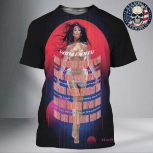 Katy Perry Lifetimes Tour 2025 Poster Schedule Location All Over Print Shirt