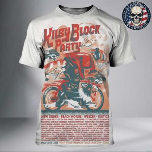Kilby Block Party 2025 Event Poster At Utah State Fairpark In Salt Lake City Utah On May 15-18 2025 All Over Print Shirt