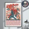 Papa Roach Canada Summer 2025 Tour Schedule On July 2025 Home Decor Poster Canvas