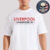 Liverpool FC Premier League Champions 2025 Unisex T-Shirt Hoodie