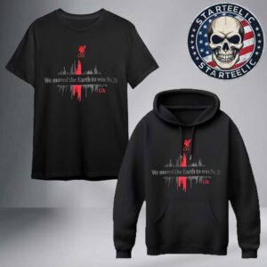 Liverpool FC Richter Scale Tee Premier League Champions 2025 Unisex T-Shirt Hoodie
