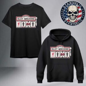Liverpool FC Slot Machine Premier League Champions 2025 Unisex T-Shirt Hoodie