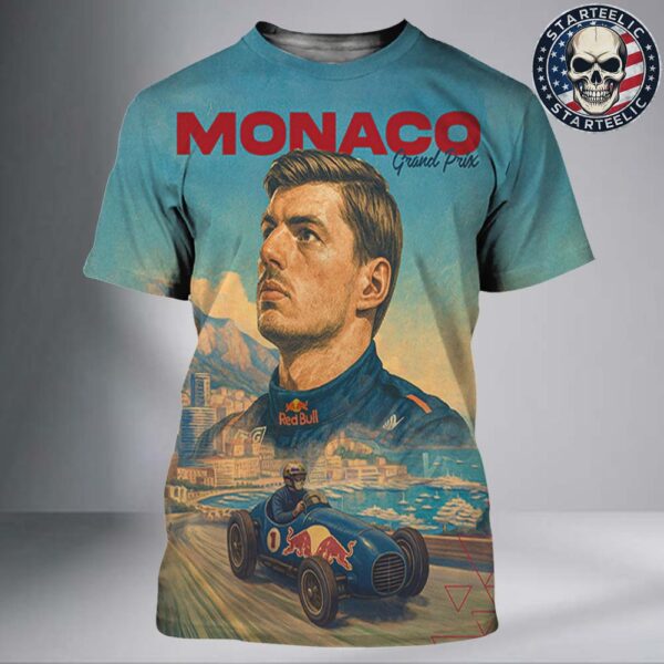 Max Verstappen Grand Prix Formula 1 F1 At Monte Carlo In Monaco GP 2025 All Over Print Shirt