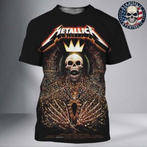 Metallica M72 Charlotte 2025 Pop Up Event Poster At Bank of America Stadium In Charlotte North Carolina On May 31 2025 North American Tour 2025 All Over Print Shirt