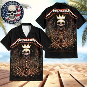 Metallica M72 Charlotte 2025 Pop Up Event Poster At Bank of America Stadium In Charlotte North Carolina On May 31 2025 North American Tour 2025 Summer Hawaiian Shirt