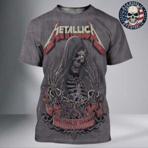 Metallica M72 Landover 2025 Tonight Poster For Landover Maryland At Northwest Stadium On May 28th 2025 All Over Print Shirt