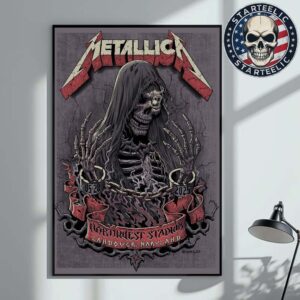 Metallica M72 Landover 2025 Tonight Poster For Landover Maryland At Northwest Stadium On May 28th 2025 Home Decor Poster Canvas