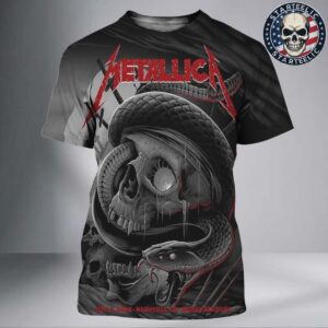 Metallica M72 Nashville Night 2 Event Poster North American Tour 2025 At Nissan Stadium In Nashville TN On May 3rd 2025 All Over Print Shirt