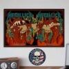 Metallica M72 Philly 2025 Night 2 Tonight Poster For Philadelphia Pennsylvania At Lincoln Financial Field On May 25th 2025 Home Decor Poster Canvas