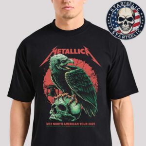 Metallica M72 Philly Pop-Up Shop Poster For Philadelphia At Lincoln Financial Field In Pennsylvania On May 23 25 2025 Art By Brandon Heart North America Tour Unisex T-Shirt