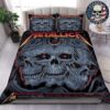 Metallica M72 Virginia Tech 2025 Tonight Poster At Lane Stadium In Blacksburg VA On May 7 2025 Skeleton Mascot HokieBird 2025 Bedding Set