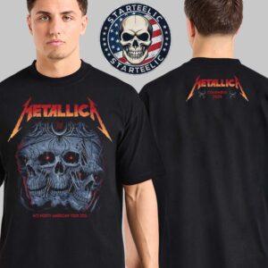 Metallica M72 Sonic Temple North American Tour 2025 Merch Tee In Columbus Ohio At Historic Crew Stadium Two Sides Unisex T-Shirt