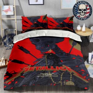 Metallica M72 Sonic Temple Tonight Poster In Columbus Ohio At Historic Crew Stadium On May 9th 2025 M72 North American Tour 2025 Bedding Set