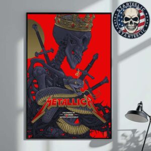 Metallica M72 Sonic Temple Tonight Poster Night 2 In Columbus Ohio At Historic Crew Stadium On May 11th 2025 M72 North American Tour 2025 Home Decor Poster Canvas