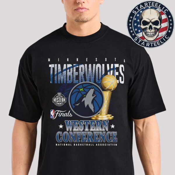 Minnesota Timberwolves New Era 2025 Western Conference NBA Finals 2025 Unisex T-Shirt