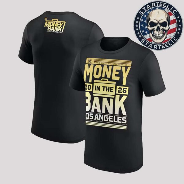 Money In The Bank 2025 Los Angeles At Dome In Inglewood California On June 7 2025 Gold Block WWE Unisex T-Shirt