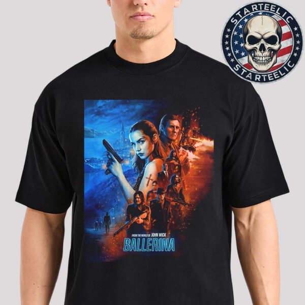 New Poster For Ballerina From The World Of John Wick In Theaters June 6th 2025 Unisex T-Shirt