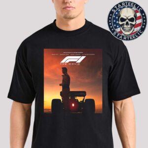 New Poster For F1 The Movie Starring Brad Pitt Only In Theaters June 27th 2025 Unisex T-Shirt