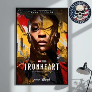 New Poster For Ironheart Every Dream Has A Cost The First 3 Episodes Releases On DisneyPlus On June 24th 2025 Home Decor Poster Canvas