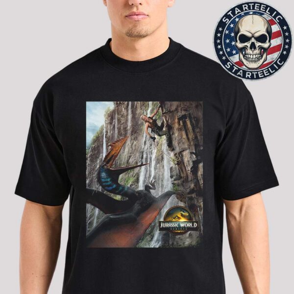 New Poster For Jurassic World Rebirth In Cinemas Wednesday July 2 2025 Unisex T-Shirt