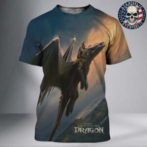 New Poster For The How To Tranin Your Dragon Live Action Film In Theater On June 13 2025 All Over Print Shirt