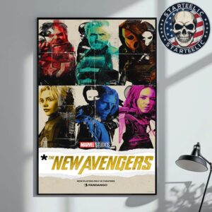 New Poster For The New Avengers Thunderbolts Now Playing In Theaters Home Decor Poster Canvas