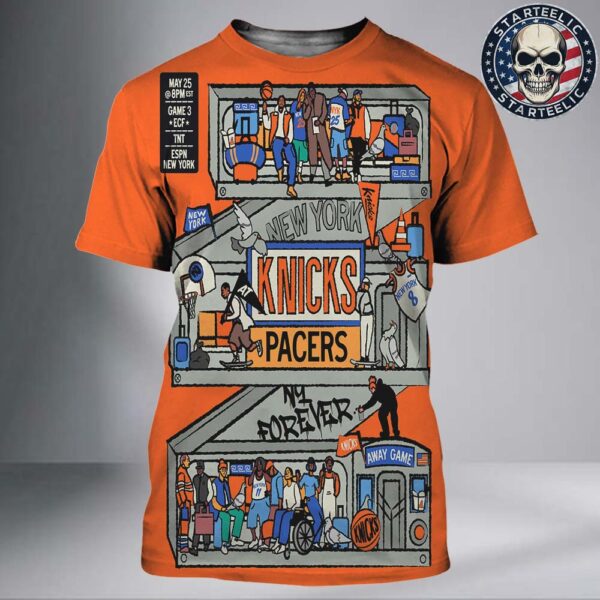 New York Knick New Game Day Series 2025 ECF Campaign NBA All Over Print Shirt