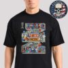 Metallica M72 Landover 2025 Pop Up Poster In Landover Maryland At Northwest Stadium On May 28th 2025 Unisex T-Shirt