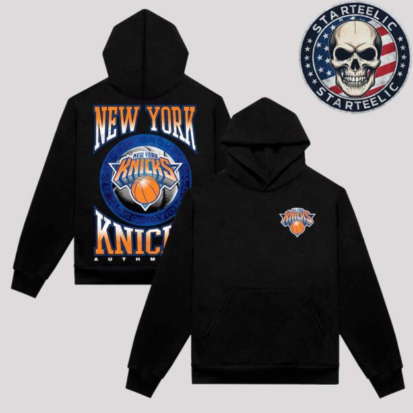 New York Knicks Authmade Vintage Metal Premium Heavyweight Eastern Conference 2025 NBA Finals Unisex Pullover Hoodie