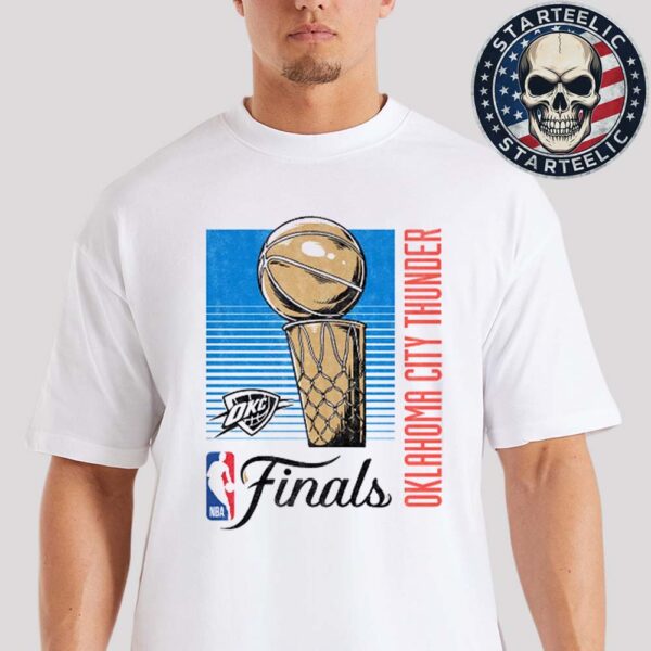 Oklahoma City Thunder 2025 NBA Finals Playoffs Retro Lines Unisex T-Shirt