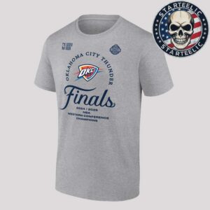 Oklahoma City Thunder Are Westson Confedence Finals Champions 2025 NBA Playoffs Locker Room Unisex T-Shirt