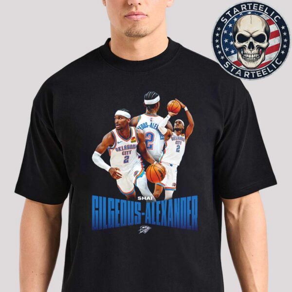 Oklahoma City Thunder Shai Gilgeous-Alexander Player Series Unisex T-Shirt