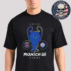 Paris Saint Germain FC Vs Inter Milan Champions League Final Munich 2025 Unisex T-Shirt