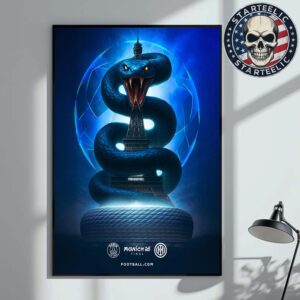 Paris Saint Germain – PSG And Inter Milan Are The Finalists For The 2024 2025 UEFA Champions League Munich 25 Final Home Decor Poster Canvas