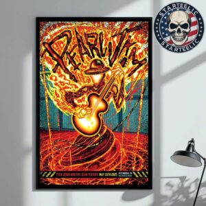 Pearl Jam Event Poster At PPG Paints Arena In Pittsburgh PA On May 16th 2025 Art By Brad Klausen Home Decor Poster Canvas