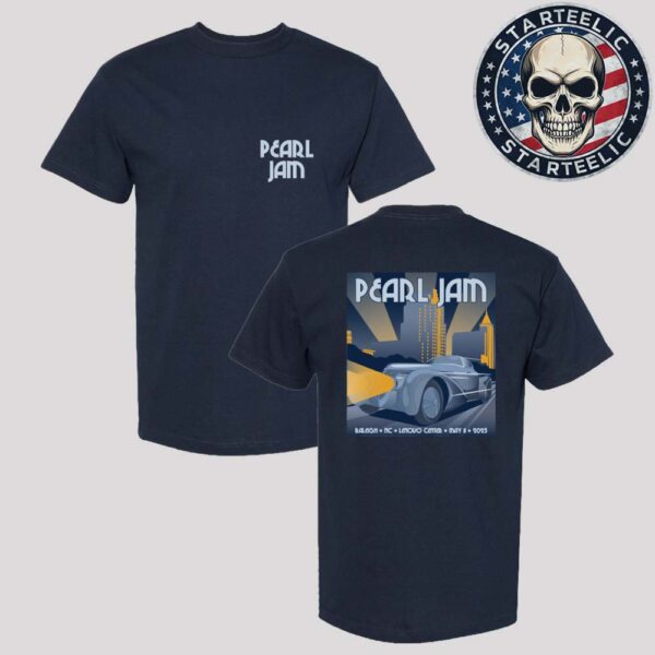 Pearl Jam Event Tee At Lenovo Center In Raleigh NC On May 11 2025 Two Sides Unisex T-Shirt