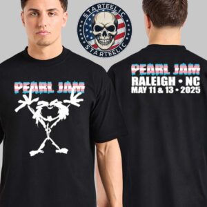 Pearl Jam Trans Stickman Tee At Lenovo Center In Raleigh NC On May 11 And 13 2025 Unisex T-Shirt