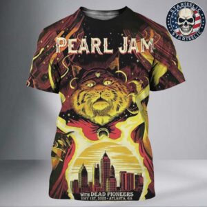Pearl Jam With Dead Pioneers Event Poster At State Farm Arena In Atlanta GA On May 1st 2025 All Over Print Shirt