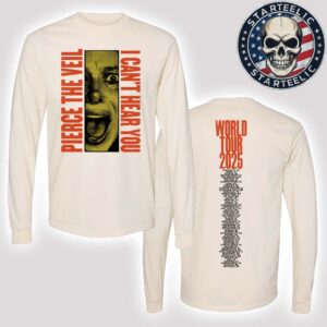 Pierce The Vell World Tour 2025 I Can’t Hear You Merch Ivory Screamblocks Unisex Longsleeve T-Shirt